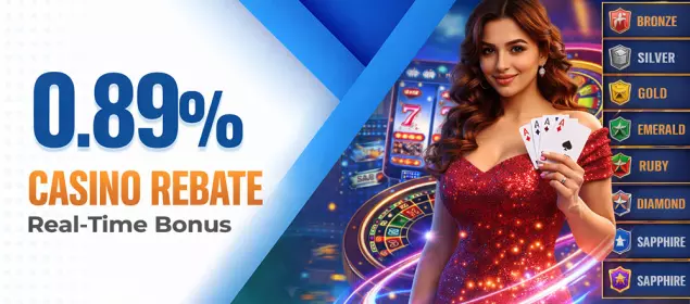 0.89% Real-Time Casino Rebate